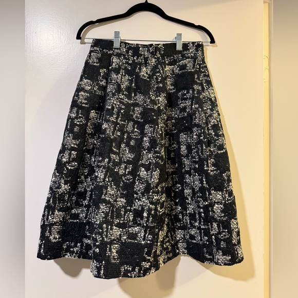 Zara Woman Black and White Women's Skirt size 5 - Picture 3 of 8
